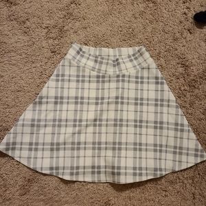 Plaid mini skirt